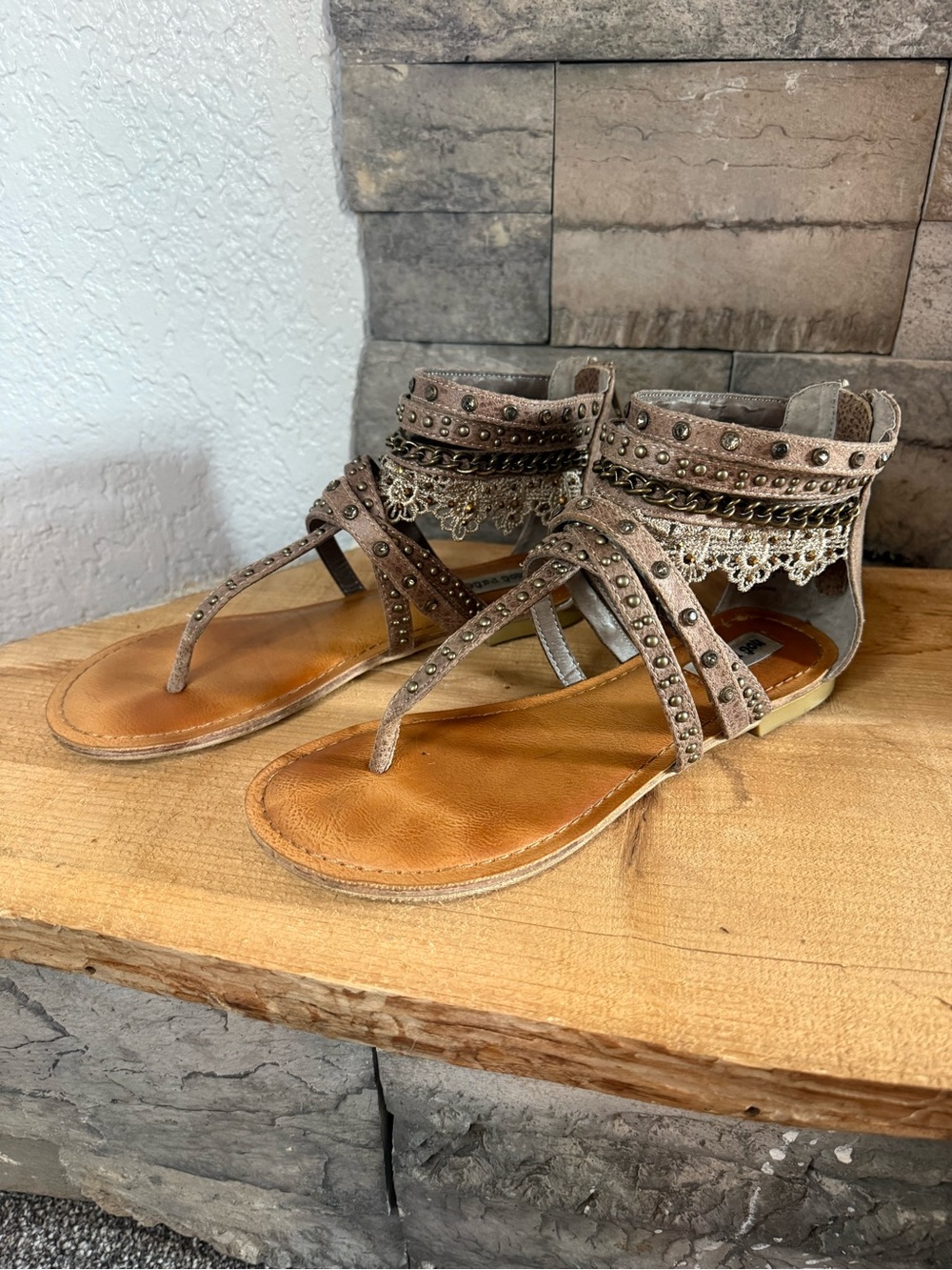 Not Rated Willow Taupe Sandals